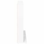 vidaXL CD Skrinka 2 ks Biela 65 x 23,5 x 97,5 cm Kompozitné drevo – Obrázok 7