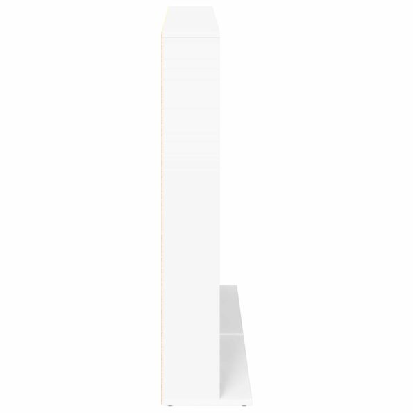 vidaXL CD Skrinka 2 ks Biela 65 x 23,5 x 97,5 cm Kompozitné drevo – Obrázok 7