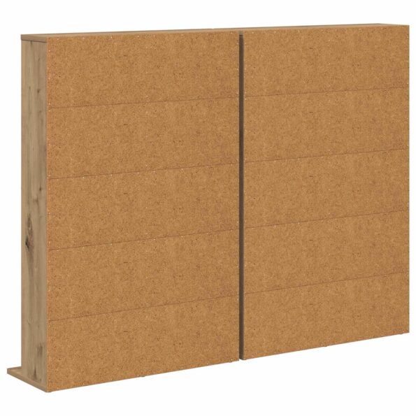 vidaXL CD Skrinka 2 ks Dub artisan 65 x 23,5 x 97,5 cm – Obrázok 8