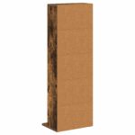 vidaXL CD Skrinka Dymový dub 33 x 23,5 x 97,5 cm Kompozitné drevo – Obrázok 6