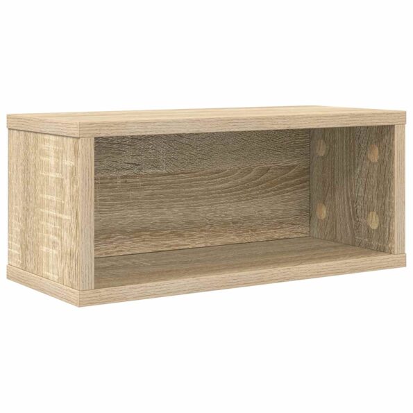 vidaXL Roh na skladovanie CD 2 ks Dub sonoma 40 x 17 x 17 cm – Obrázok 4