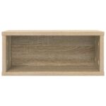 vidaXL Roh na skladovanie CD 2 ks Dub sonoma 40 x 17 x 17 cm – Obrázok 5