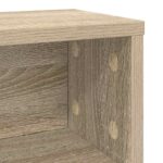 vidaXL Roh na skladovanie CD 2 ks Dub sonoma 40 x 17 x 17 cm – Obrázok 8