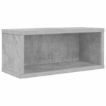 vidaXL Roh na skladovanie CD 2 ks Betónovo sivá 40 x 17 x 17 cm – Obrázok 4
