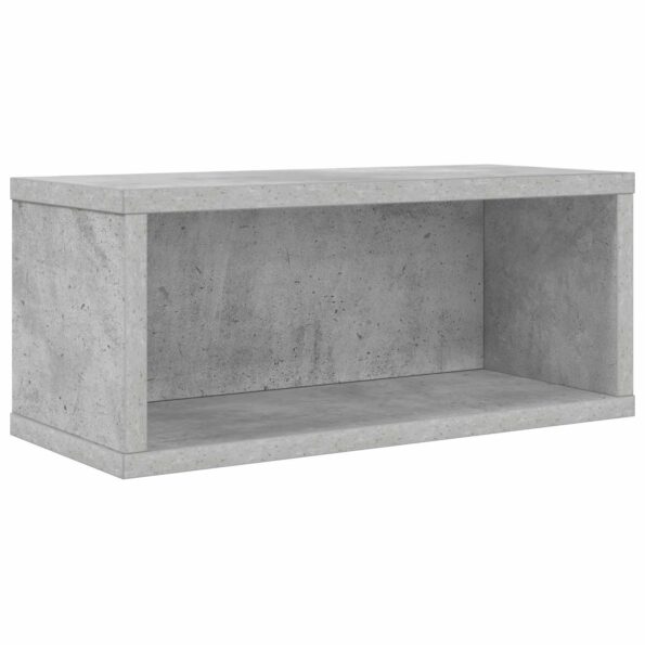 vidaXL Roh na skladovanie CD 2 ks Betónovo sivá 40 x 17 x 17 cm – Obrázok 4