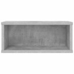 vidaXL Roh na skladovanie CD 2 ks Betónovo sivá 40 x 17 x 17 cm – Obrázok 5
