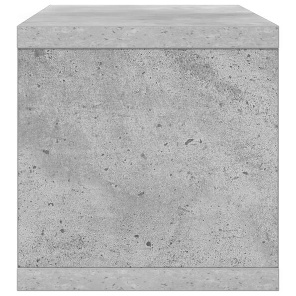 vidaXL Roh na skladovanie CD 2 ks Betónovo sivá 40 x 17 x 17 cm – Obrázok 6