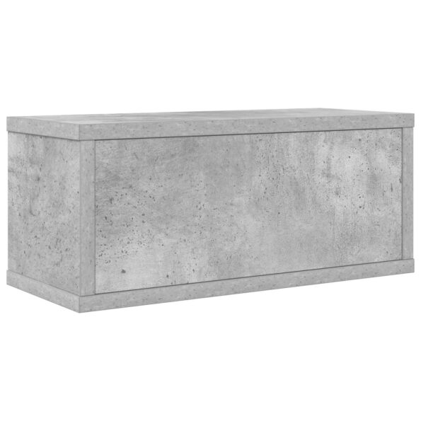vidaXL Roh na skladovanie CD 2 ks Betónovo sivá 40 x 17 x 17 cm – Obrázok 7