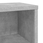 vidaXL Roh na skladovanie CD 2 ks Betónovo sivá 40 x 17 x 17 cm – Obrázok 8