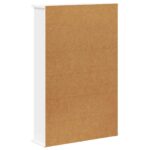 vidaXL CD Skrinka Biela 60 x 17 x 92 cm Kompozitné drevo – Obrázok 6
