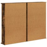 vidaXL CD Skrinka 2 ks Dymový dub 60 x 17 x 92 cm Kompozitné drevo – Obrázok 8