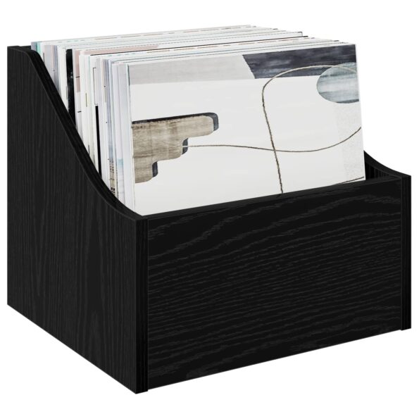 vidaXL Box na LP platne 2 ks Čierny dub 37 x 33 x 32 cm – Obrázok 3