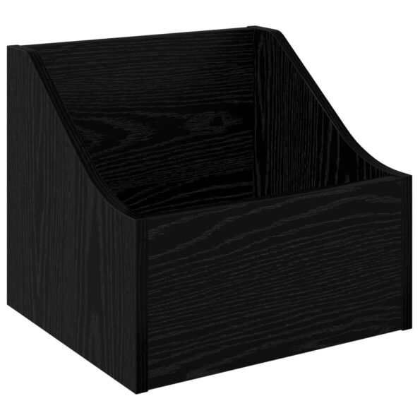 vidaXL Box na LP platne 2 ks Čierny dub 37 x 33 x 32 cm – Obrázok 4