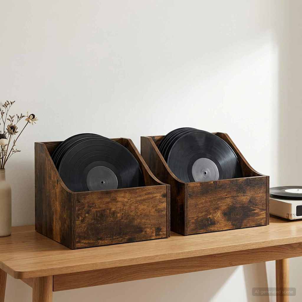 8012771_1.jpg vidaXL Box na LP platne 2 ks Dymový dub 37 x 33 x 32 cm – Obrázok 1