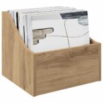 vidaXL Box na LP platne 2 ks Dub artisan 37 x 33 x 32 cm – Obrázok 3