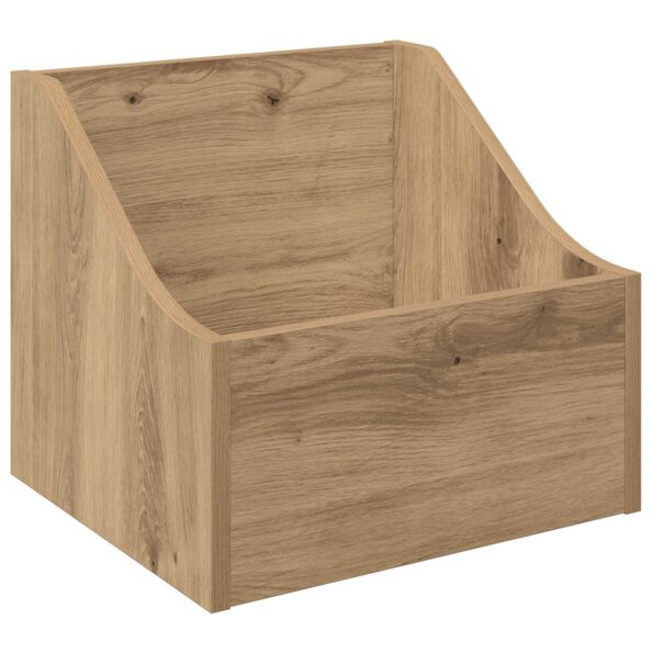 vidaXL Box na LP platne 2 ks Dub artisan 37 x 33 x 32 cm – Obrázok 4