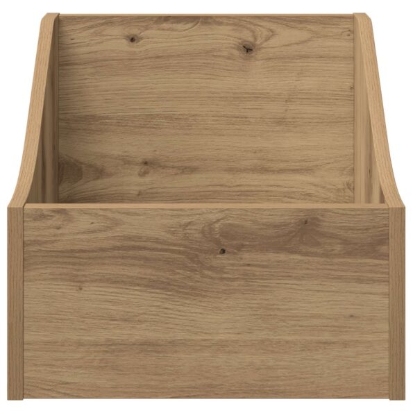 vidaXL Box na LP platne 2 ks Dub artisan 37 x 33 x 32 cm – Obrázok 5