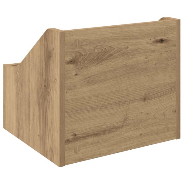 vidaXL Box na LP platne 2 ks Dub artisan 37 x 33 x 32 cm – Obrázok 7