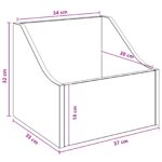 vidaXL Box na LP platne 2 ks Dub artisan 37 x 33 x 32 cm – Obrázok 9