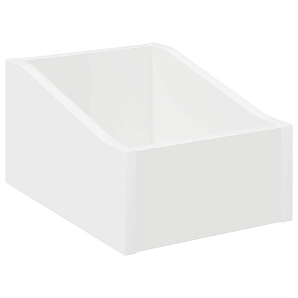 vidaXL Box na LP platne Biela 23 x 33 x 16 cm Kompozitné drevo – Obrázok 2