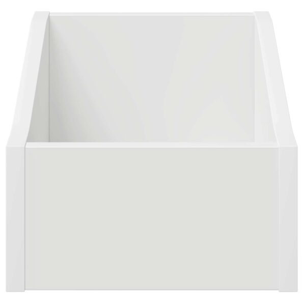 vidaXL Box na LP platne Biela 23 x 33 x 16 cm Kompozitné drevo – Obrázok 4