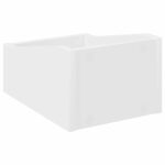 vidaXL Box na LP platne Biela 23 x 33 x 16 cm Kompozitné drevo – Obrázok 6