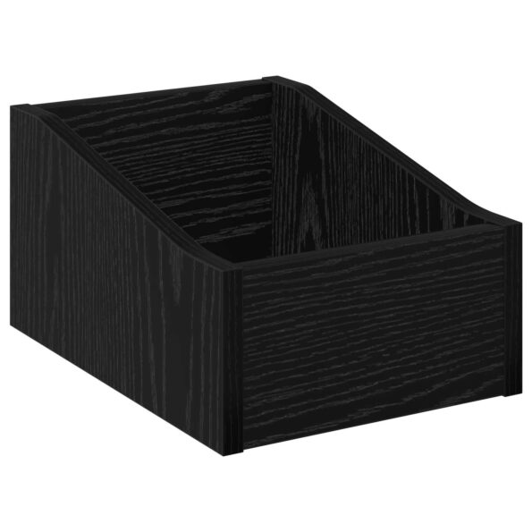 vidaXL Box na LP platne 2 ks Čierny dub 23 x 33 x 16 cm – Obrázok 4