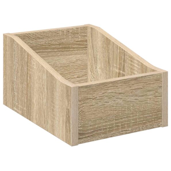 vidaXL Box na LP platne Dub sonoma 23 x 33 x 16 cm Kompozitné drevo – Obrázok 2