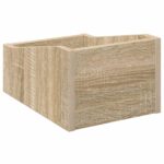 vidaXL Box na LP platne Dub sonoma 23 x 33 x 16 cm Kompozitné drevo – Obrázok 6