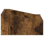 vidaXL Box na LP platne Dymový dub 23 x 33 x 16 cm Kompozitné drevo – Obrázok 5