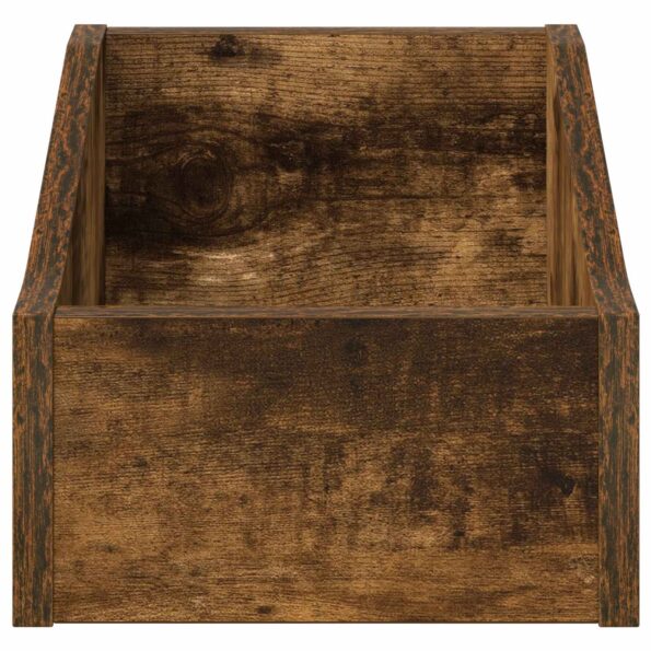 vidaXL Box na LP platne 2 ks Dymový dub 23 x 33 x 16 cm – Obrázok 5