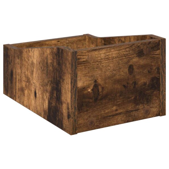 vidaXL Box na LP platne 2 ks Dymový dub 23 x 33 x 16 cm – Obrázok 7