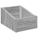 vidaXL Box na LP platne 2 ks Sivý Sonoma 23 x 33 x 16 cm – Obrázok 4