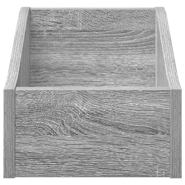 vidaXL Box na LP platne 2 ks Sivý Sonoma 23 x 33 x 16 cm – Obrázok 5