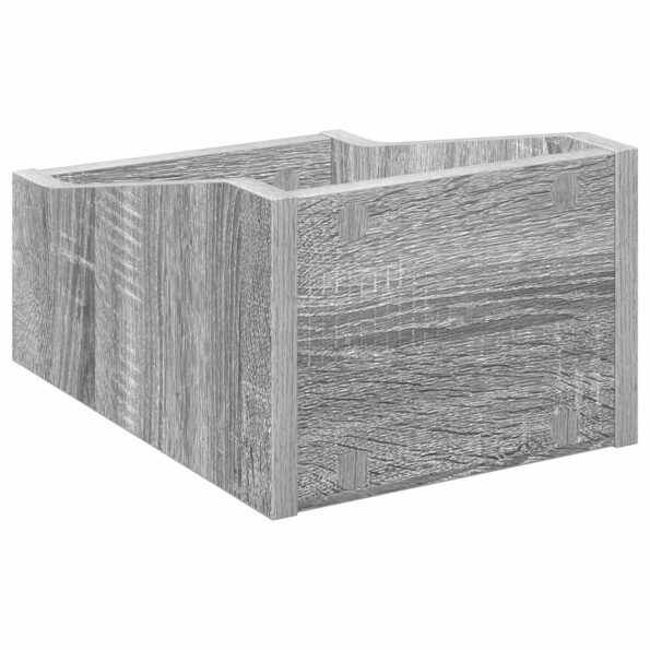 vidaXL Box na LP platne 2 ks Sivý Sonoma 23 x 33 x 16 cm – Obrázok 7