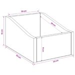 vidaXL Box na LP platne 2 ks Sivý Sonoma 23 x 33 x 16 cm – Obrázok 9