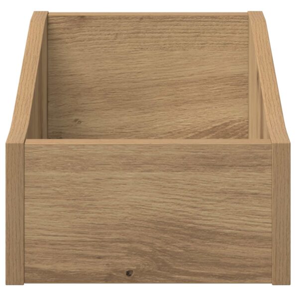 vidaXL Box na LP platne 2 ks Dub artisan 23 x 33 x 16 cm – Obrázok 5