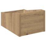 vidaXL Box na LP platne 2 ks Dub artisan 23 x 33 x 16 cm – Obrázok 7