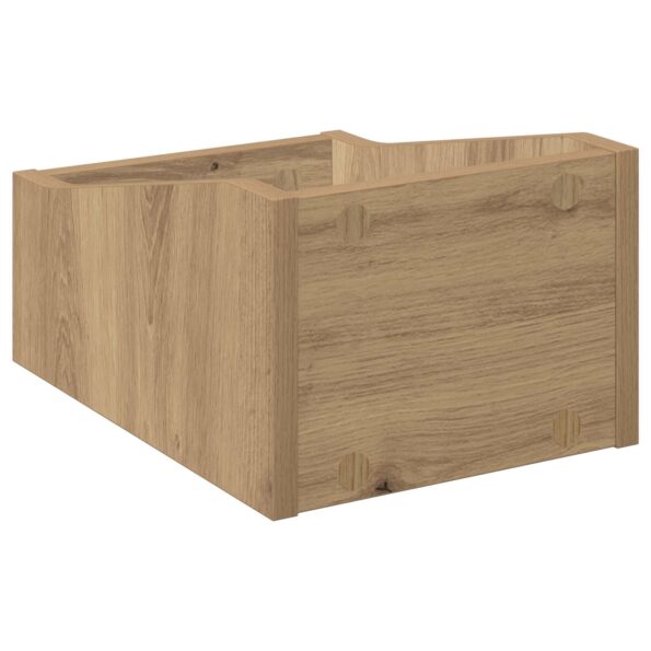 vidaXL Box na LP platne 2 ks Dub artisan 23 x 33 x 16 cm – Obrázok 7