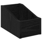 vidaXL Box na LP platne 2 ks Čierny dub 18 x 32 x 18 cm – Obrázok 4