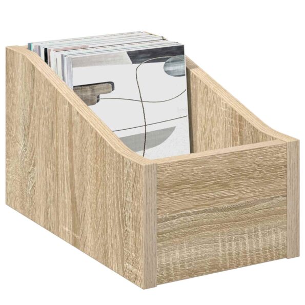 vidaXL Box na LP platne 2 ks Dub sonoma 18 x 32 x 18 cm – Obrázok 3