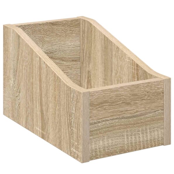 vidaXL Box na LP platne 2 ks Dub sonoma 18 x 32 x 18 cm – Obrázok 4