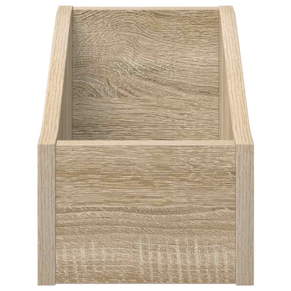 vidaXL Box na LP platne 2 ks Dub sonoma 18 x 32 x 18 cm – Obrázok 5
