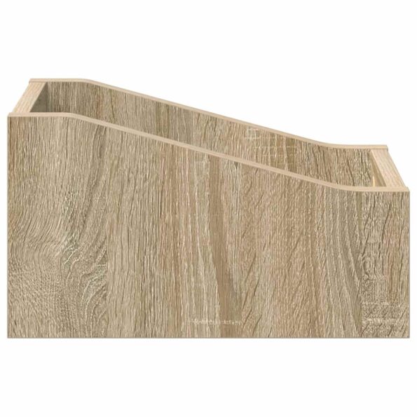 vidaXL Box na LP platne 2 ks Dub sonoma 18 x 32 x 18 cm – Obrázok 6