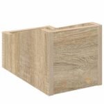 vidaXL Box na LP platne 2 ks Dub sonoma 18 x 32 x 18 cm – Obrázok 7