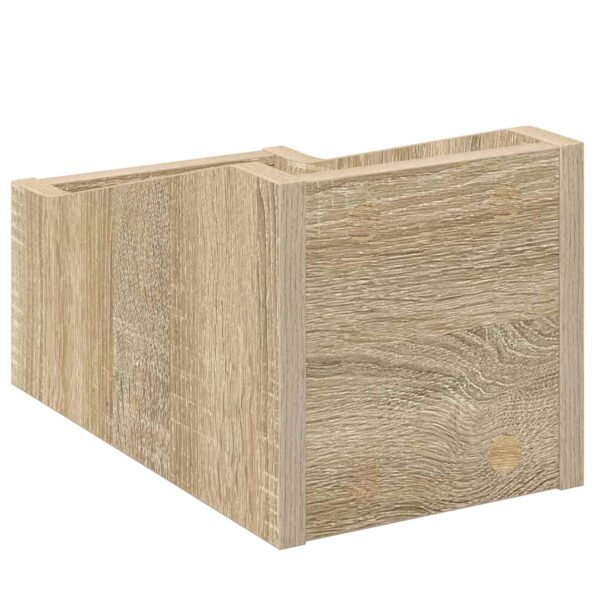 vidaXL Box na LP platne 2 ks Dub sonoma 18 x 32 x 18 cm – Obrázok 7