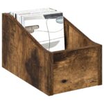vidaXL Box na LP platne Dymový dub 18 x 32 x 18 cm Kompozitné drevo – Obrázok 3