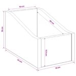 vidaXL Box na LP platne 2 ks Dymový dub 18 x 32 x 18 cm – Obrázok 9