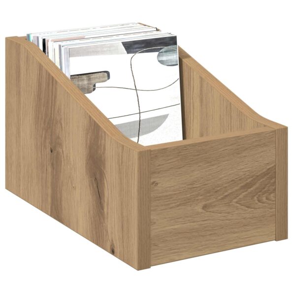 vidaXL Box na LP platne 2 ks Dub artisan 18 x 32 x 18 cm – Obrázok 3