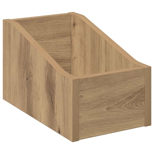 vidaXL Box na LP platne 2 ks Dub artisan 18 x 32 x 18 cm – Obrázok 4